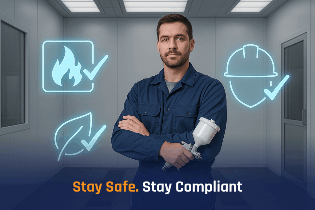 Spray Booth Compliance: What You Need to Know About NFPA, OSHA, and EPA Standards