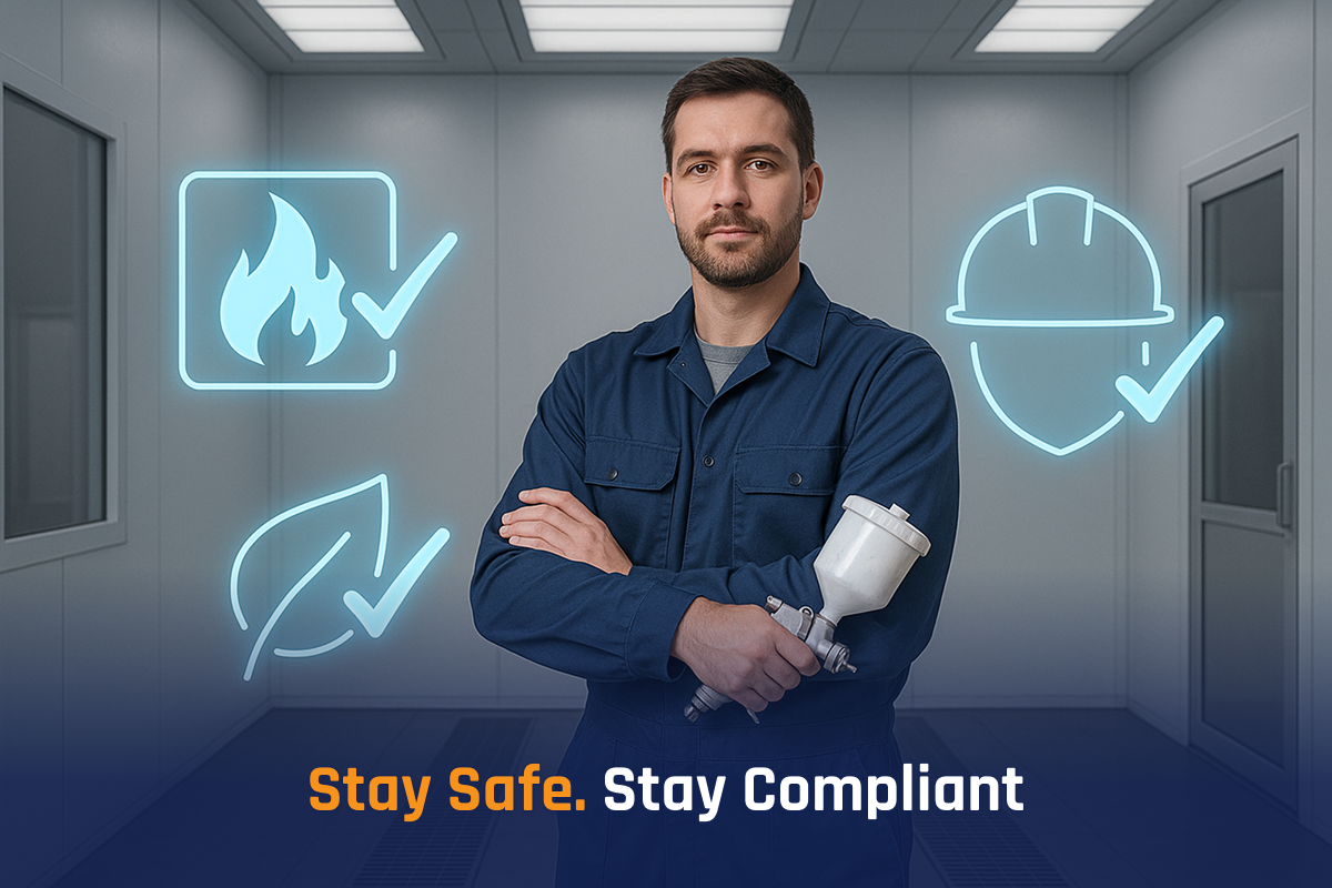 Spray Booth Compliance: What You Need to Know About NFPA, OSHA, and EPA Standards