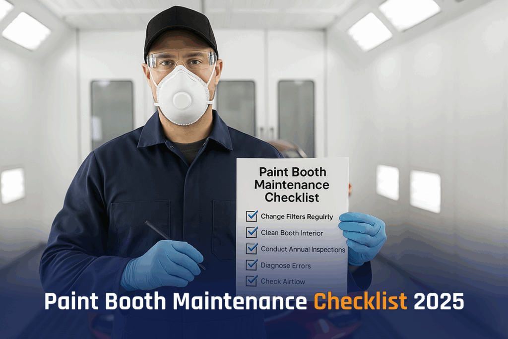 Paint Booth Maintenance Checklist for 2025