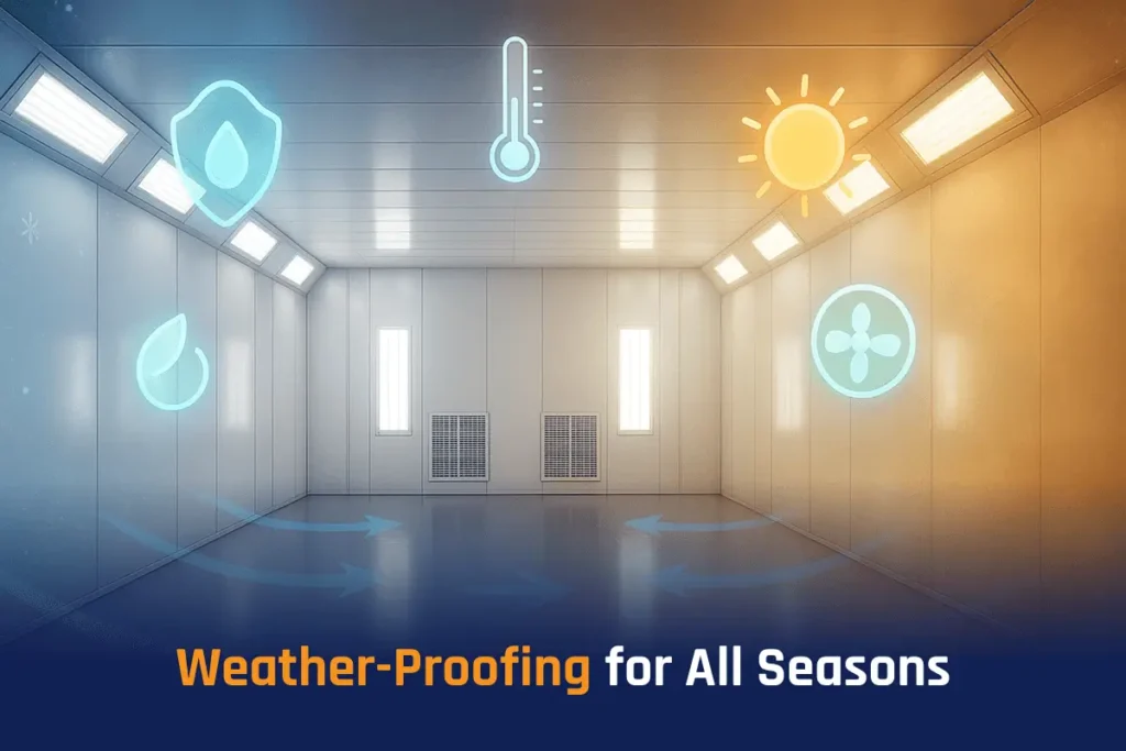 Weather-Proofing Your Spray Booth for All Seasons