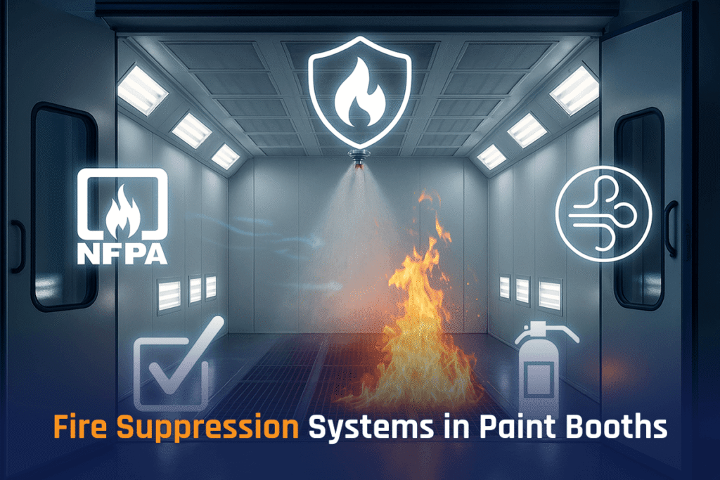 Fire Suppression Systems in Paint Booths: Regulations, Safety, and Best Practices