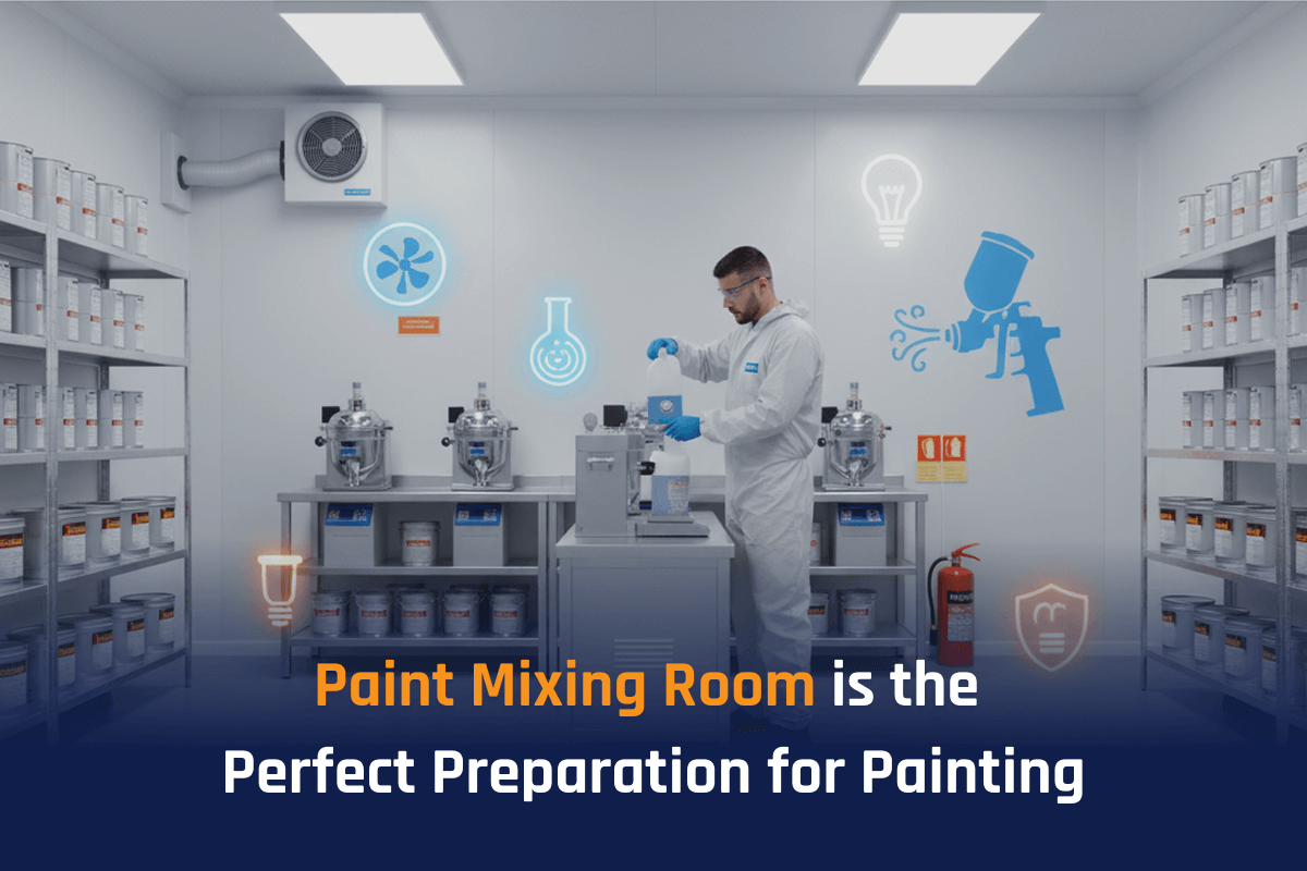 Sunstar power paint mixing room
