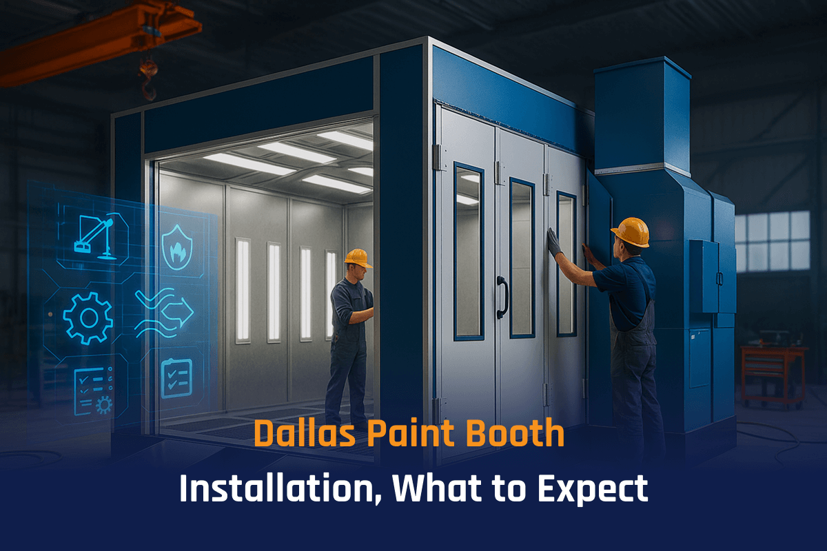 automotive paint booth in Dallas