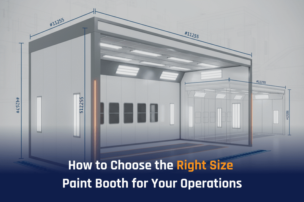 How to Choose the Right Size Paint Booth for Your Operations?