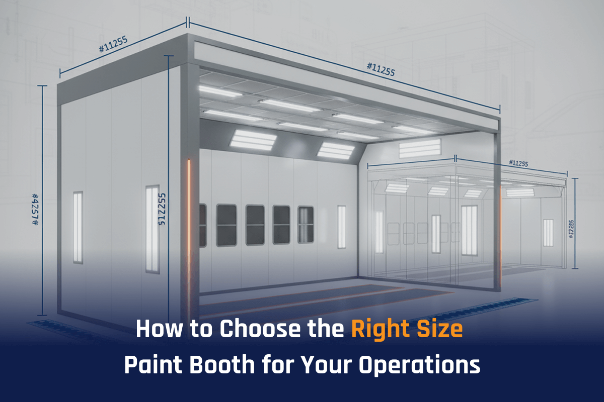 customizedlarge spray paint booth