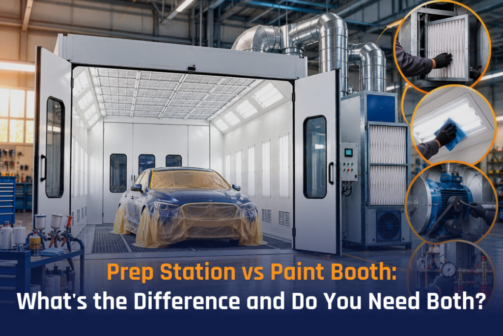 Prep Station vs Paint Booth: What’s the Difference and Do You Need Both?