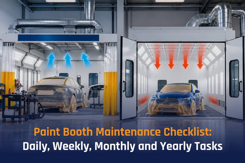 Paint Booth Maintenance Checklist: Daily, Weekly, Monthly, and Yearly Tasks